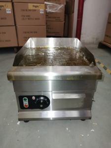 Plancha Eléctrica Comercial, Parrilla Antiadherente de 2KW para Desayunos, Panqueques, Hamburguesas, Tocino, Ideal para Pequeños Restaurantes y Cafeterías - Product Image 5