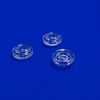 Anneau en quartz transparent de haute précision pour semi-conducteurs, vente en gros, avec services de cintrage, moulage, découpe et soudage