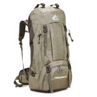 TooWang Sac à dos de randonnée et de camping en nylon 60L avec housse de pluie, résistant à l'eau, grande capacité, pour sports de plein air, voyage, escalade
