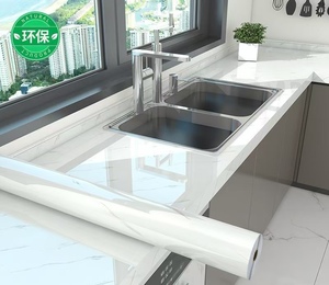 Carta da Parati Moderna Effetto Marmo 40cm, Autoadesiva, Rimovibile, Impermeabile, Design a Motivi per Cucina e Hotel - Product Image 3