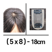 Pelucas coreanas premium Cosmo en Corea (5x8)-7 pulgadas, peluca de cabello humano liso premium, textura suave, acabado natural para mujeres