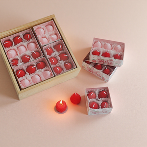 Velas perfumadas de amor romántico, velas de regalo personalizadas, Mini velas perfumadas de cera de fresa de frutas - Product Image 6