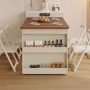 خشبي قابل للتمديد للشقة الصغيرة مع خزانة تقسيم متكاملة - Product Image 5