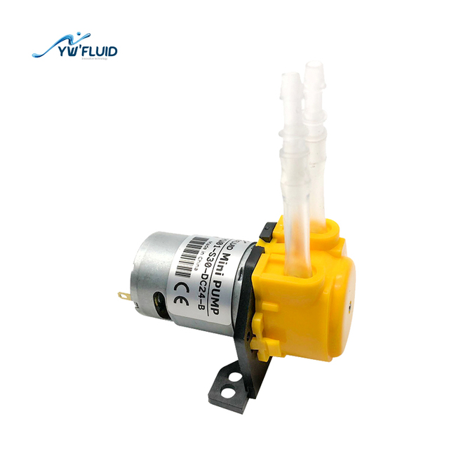 YWfluid Micro Peristaltic Pump with 12v Dc Motor Liquid Dosing Pump Tubing Peristaltic Pump Head