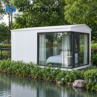 Villa Modular Prefab untuk Proyek Resor Pegunungan, Kamar Panoramic yang Indah untuk Kelompok Perhotelan