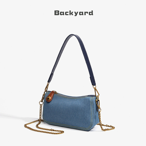 Bolso de Hombro Azul Denim, Nuevo Estilo 2025, Bolso de Mano de Alta Gama - Product Image 2