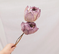 Nouvelles Fleurs de Lotus Stabilisées 2026 Faites à la Main Prix Usine Décoration Mariage et Maison