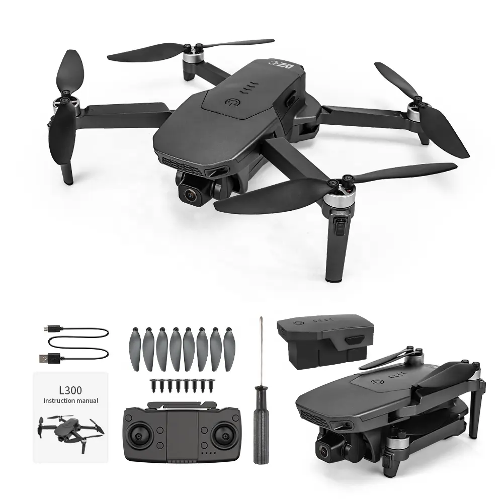 Stock now L300 drone 4K GPS Dron con fotocamera motore Brushless 5G FPV Quadcopter 1.2km 25min quadcopter
