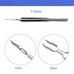Pinzas para Calázion, Procedimientos de Cirugía <span class=keywords><strong>Ocular</strong></span> Estética Mínimamente Invasiva, Pinzas Microquirúrgicas, Práctica Clínica de Oftalmología - Product Image 3
