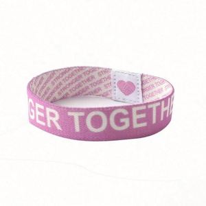 Nouveau bracelet élastique tissé tendance avec logo NFC personnalisé, impression sérigraphique, décoration de vacances et idée cadeau - Product Image 4