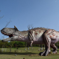Modèle de dinosaure réaliste animatronique électrique simulé pour parc d'attractions