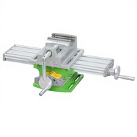 Mini-fraiseuse portable avec étau de table et glissière transversale réglable X-Y 2 axes pour perceuse sur banc BG-6300 310x90mm