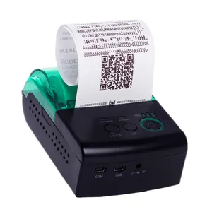 Mini Draagbare Mobiele Android Bluetooth Batterij Ontvangstbewijs 58Mm Thermische Printer