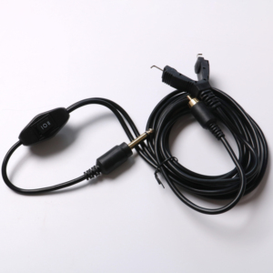 Cable de Alimentación RCA con Clip Doble de Silicona para Máquina de Tatuar con Juego de Agujas Desechables para Uso en Estudio - Product Image 3