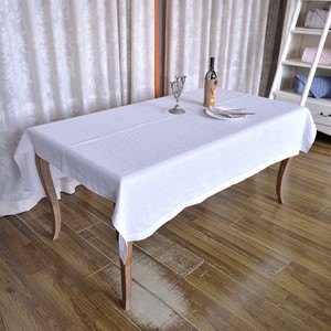 Giá rẻ Polycotton vải trắng bảng vải cho khách sạn đám cưới Vòng bảng vải nappes bảng tissu Blanc - Product Image 4