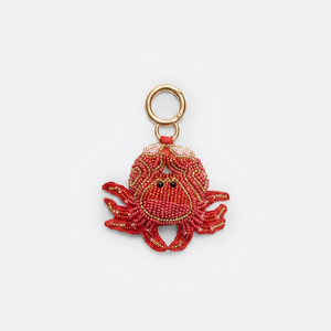 Decorative Handmade Embroidery Beaded Keychain with Premium Beads Stylish Purse Charm and Key <b>Ring</b> - Product Image 1