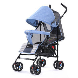 Hebao Baby Stroller Foldable Four Wheeler Reclining Seat <b>Umbrella</b> Style For Infants And <b>Toddlers</b> - Product Image 2