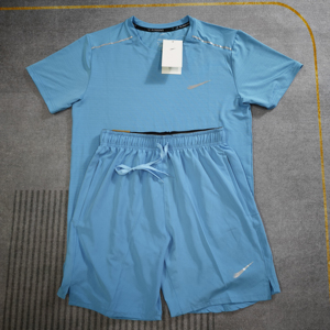 Ensemble <span class=keywords><strong>de</strong></span> <span class=keywords><strong>t</strong></span>-shirts <span class=keywords><strong>de</strong></span> <span class=keywords><strong>sport</strong></span> à séchage rapide, respirant et anti-transpiration, ensemble <span class=keywords><strong>de</strong></span> <span class=keywords><strong>sport</strong></span> uni pour la course à pied et le fitness - Product Image 1