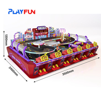 Machine de divertissement intérieur pour enfants, jeu de course sauvage multijoueur, voitures de course à monnayeur avec moteur durable