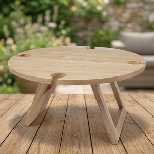 Tavolo Pieghevole Portatile Soll per Esterni, Cortili, Campeggio e Picnic, in Vetro Resistente, Facile da Trasportare, Arredo da Esterno - Product Image 2