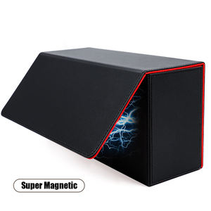 กล่องเก็บการ์ดแบบพับได้ หนัง PU คุณภาพพรีเมียม พร้อมแม่เหล็ก สำหรับการ์ด Magic/Yugioh/TCG บรรจุภัณฑ์สำหรับการ์ดเกรด น้ำหนัก 5 กก. - Product Image 5