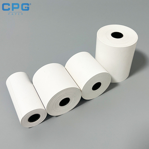 Thermal Receipt Paper 57x45mm 55gsm Factory Wholesale Low Dust Cash Register Paper for Pharmacy POS - Product Image 1