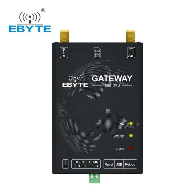 Ebyte high speed wireless iot communication device E90-DTU(900SL22-GPRS) RF to GPRS network server 868 915 mhz lora gateway