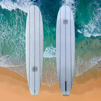 Planche de surf époxy personnalisée 3 bandes en bois Longboards Planches de surf EPS de haute qualité d'usine