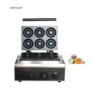 Factory Price Commercial Fast Food Equipment Automatic Electric Waffle Maker Baked Mini Donut Making Machines