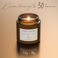 Ensemble de bougies parfumées en cire de soja noire de luxe pour la maison, pour soulager le stress et favoriser le sommeil, cadeaux d'anniversaire