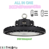 Projecteurs LED UFO pour entrepôt, homologués CE SAA ETL CETL DLC, 3 puissances, 3 températures de couleur, 100W 150W 200W