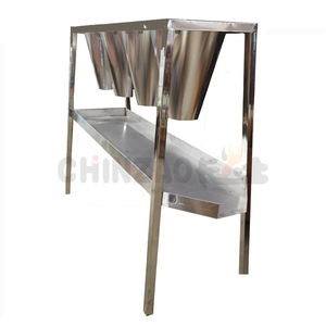 Gà/gà tây/ngỗng gia cầm giết chết chế biến hạn chế Cone gia cầm giết mổ máu cống Phễu Giá đứng thép không gỉ - Product Image 3