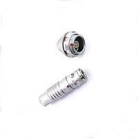 Connecteur circulaire demi-lune série S FFA 3S 4S 5S 6S 7S, fiche mâle droite, fiche femelle en laiton, étanche IP68, pour applications automobiles