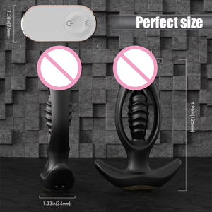 Jouet sexuel anal vibrant en silicone avec télécommande, design Duron Drill pour entraînement anal - Product Image 2