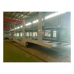Vente d'usine Semi-remorque 2 essieux en acier à double étage Auto Car Carrier Truck Trailer - Product Image 6