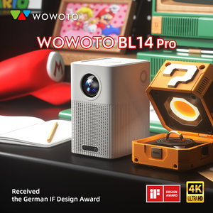 ポータブル4K AndroidスマートプロジェクターBL14Pro 500ルーメンミニホームシアターBluetooth Wi-Fi OEM ODM工場の製品 - Product Image 3