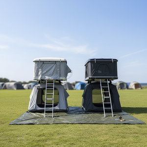 Tienda de Campaña de <span class=keywords><strong>Techo</strong></span> Rígida de Lona para Cuatro Estaciones, Una Habitación, Impermeable, para Campamento al Aire Libre, Viajes en Auto, SUV, <span class=keywords><strong>Cama</strong></span> de <span class=keywords><strong>Techo</strong></span> - Product Image 1