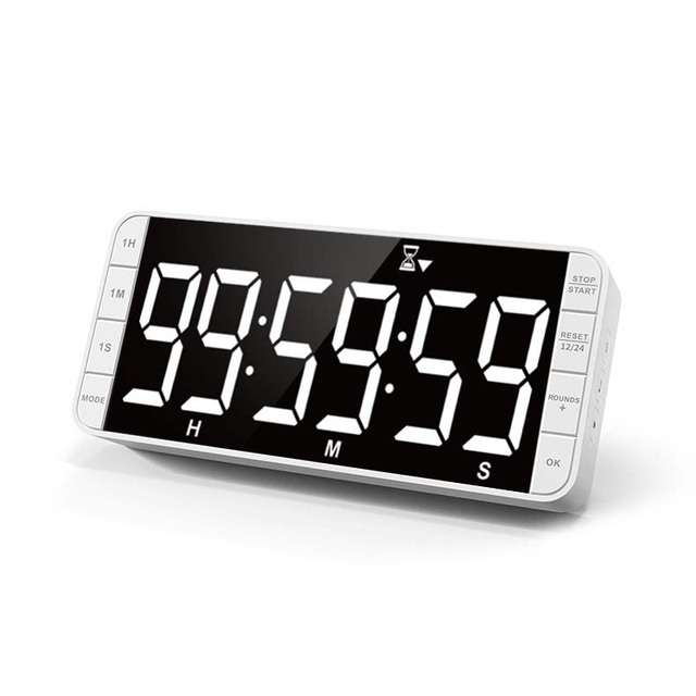 Desktop Clock Digital Large Screen Timer With Tomato Function Ultra Long Countdown Stopwatch Kitchen Timer