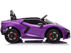 <span class=keywords><strong>Voiture</strong></span> électrique pour enfants Lamborghini Revuelto sous licence, 12V, <span class=keywords><strong>voiture</strong></span> de <span class=keywords><strong>sport</strong></span> jouet avec télécommande 2.4G pour enfants de 3 à 8 ans - Product Image 5