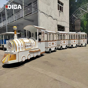 Tren Turístico <span class=keywords><strong>Comercial</strong></span> Eléctrico con Autonomía de 100 km para <span class=keywords><strong>Alquiler</strong></span> <span class=keywords><strong>en</strong></span> Eventos y Fiestas - Product Image 1