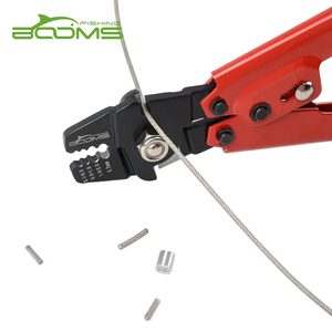 Booms Fishing CP1 <b>Wire</b> Rope Crimper <b>Tool</b> Fishing <b>Crimping</b> Stripping Pliers Saltwater With Side Cutters for Line Cutting - Product Image 6