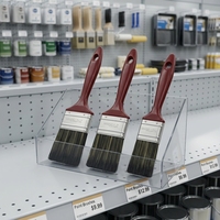 Pinceaux et rouleaux de peinture à manche rouge de qualité industrielle pour le polissage et la peinture murale, OEM personnalisé en provenance de Chine