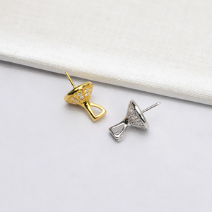 Colgante de Plata S925, Cabeza Grande Baotou Xiang, Colgante con Bandeja Vacía para Perlas de 11-17 mm, Accesorios para DIY 719 - Product Image 3