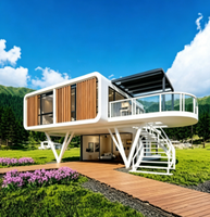 Maisons Modulaires Économiques en Acier de 20 et 40 pieds, Type Pod, Bureau, Cabine Apple pour Chambre, Cuisine, Solution de Tiny House