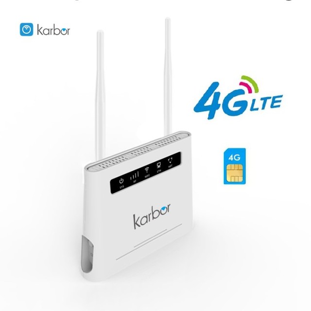 Karbor Home CPE High Speed Long Range Wireless WiFi Router Modem with SIM Card Slot Supporting VoIP & VPN