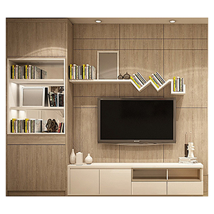 Mobile Porta TV da <span class=keywords><strong>Parete</strong></span> Attrezzata di Design <span class=keywords><strong>Moderno</strong></span> per <span class=keywords><strong>Soggiorno</strong></span>, Mobili da Salotto, Armadietti TV - Product Image 6