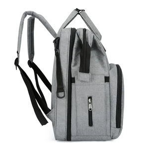 Sac à dos de maternité portable imperméable personnalisé, sac à dos de maternité de grande capacité, sac à dos à langer pliable pour bébé - Product Image 5