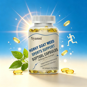 Suplemento Herbal Natural de Hierba de Cabra en Cápsulas Blandas de 800mg, 90 Unidades, para Energía Deportiva, Rendimiento en Entrenamientos y Nutrición Diaria - Product Image 2