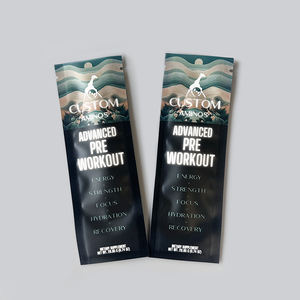 Bolsa de embalaje de bolsita de paquete de muestra de té y café en polvo con sello de 3 lados impreso personalizado - Product Image 5