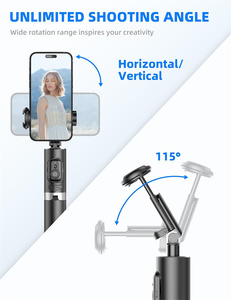 Tré<span class=keywords><strong>pied</strong></span> perche à selfie en alliage d'aluminium 1,83 m tout-en-un compatible avec lumière d'appoint, microphone et téléphone portable pour vidéo et diffusion en direct - Product Image 5